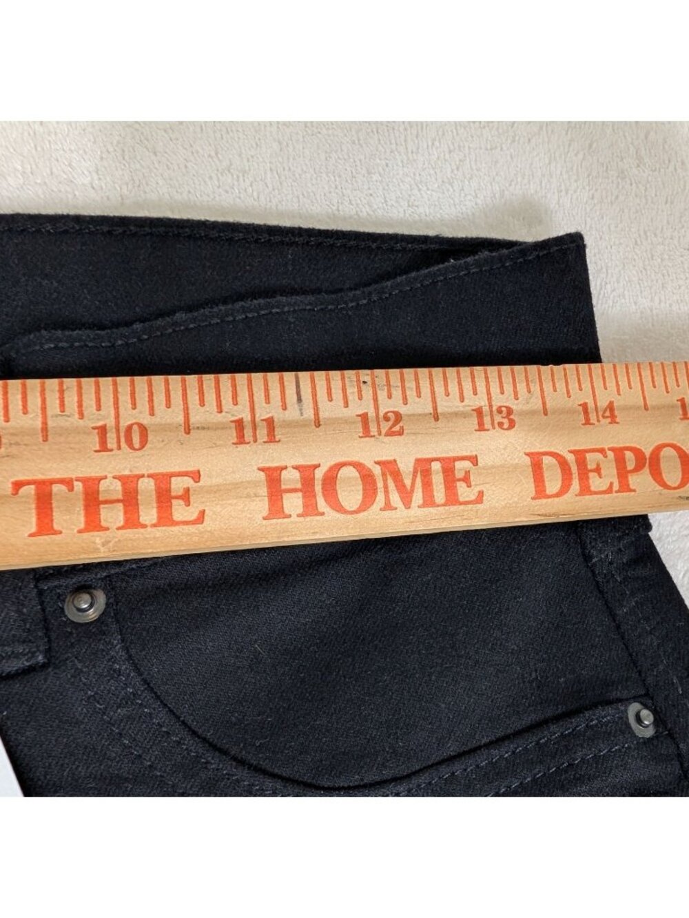 Spanx Flare Jeans Clean Black High Rise Pull On Womens NWT Boho 70s Size S - Picture 9 of 13